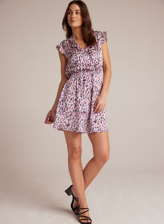Bella DahlRuffle Sleeve Mini Dress - Confetti PrintDresses