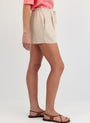 Bella DahlRuffle Waist Short - Linen SandShorts