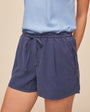 Bella DahlRuffle Waist Short - Midnight SurfShorts
