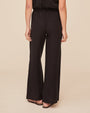 Bella DahlRuffle Waist Wide Leg Pant - BlackPants
