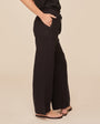 Bella DahlRuffle Waist Wide Leg Pant - BlackPants