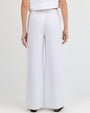Bella DahlRuffle Waist Wide Leg Pant - WhitePants
