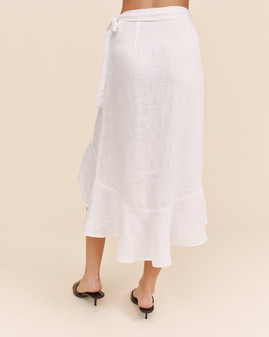 Bella DahlRuffle Wrap Skirt - WhiteSkirts