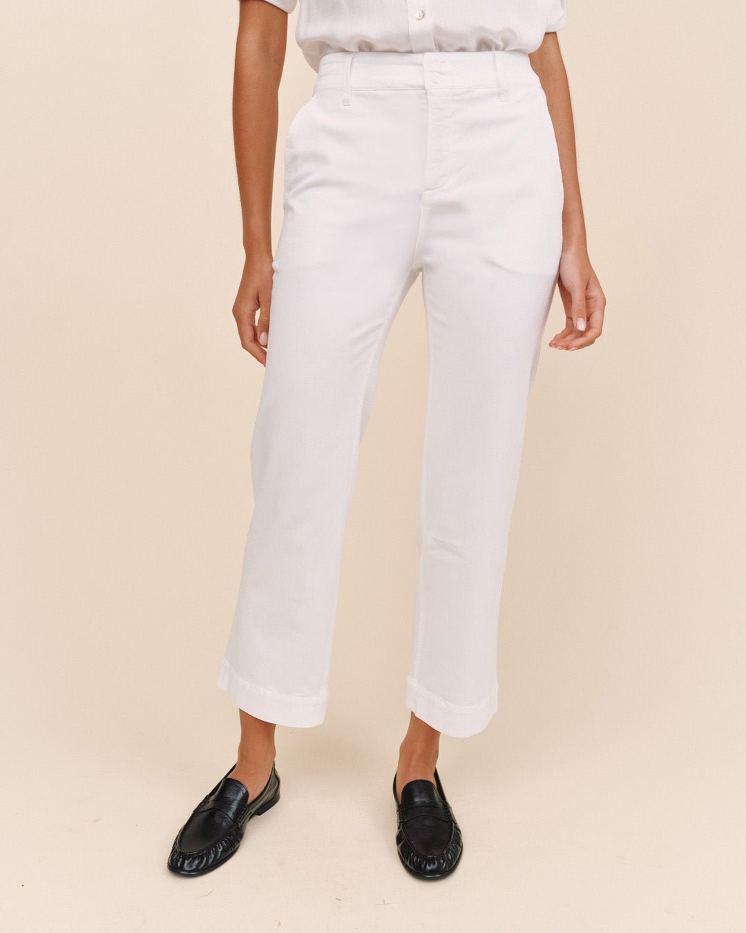 Bella DahlSaige Wide Leg Crop - WhitePants