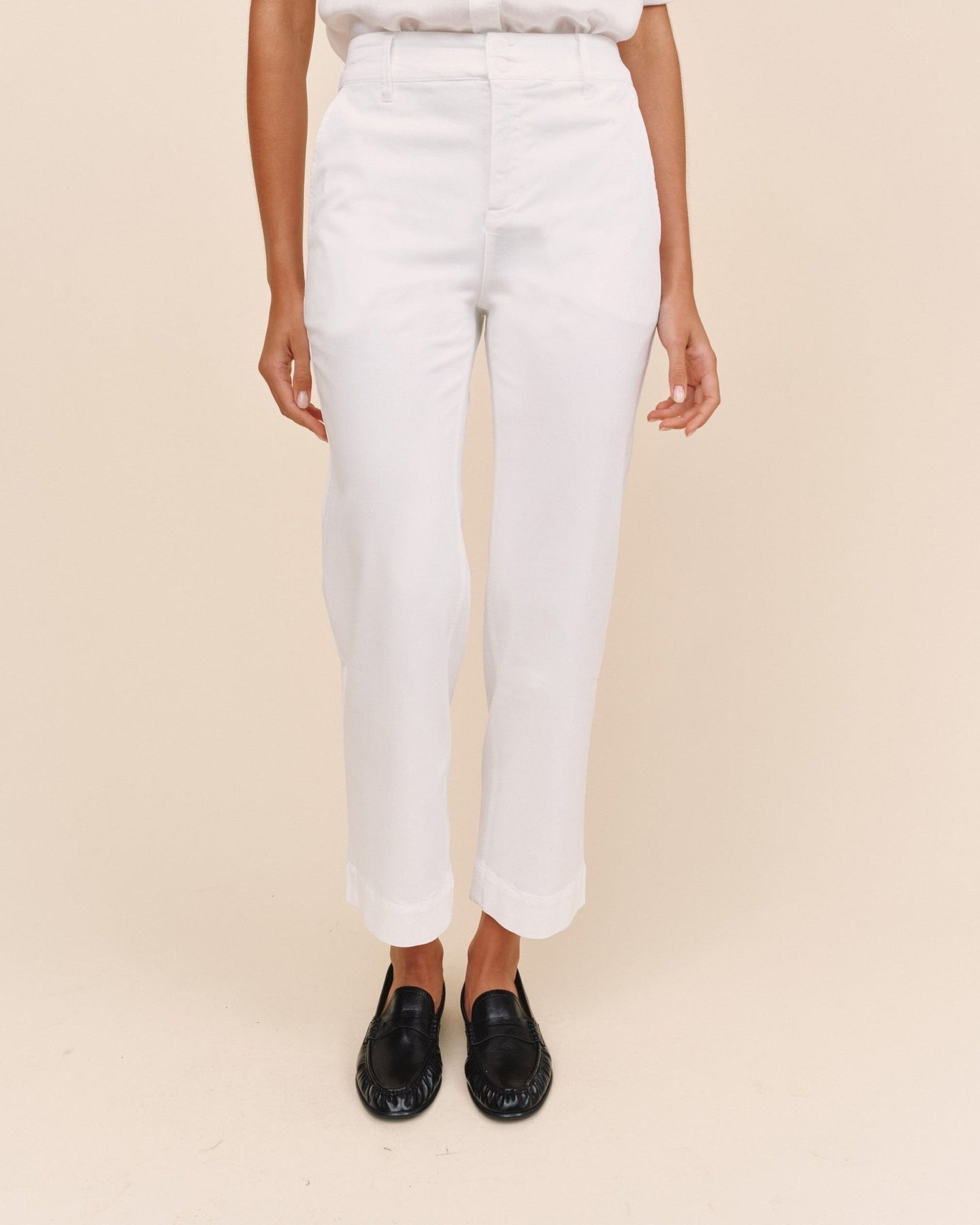 Bella DahlSaige Wide Leg Crop - WhitePants