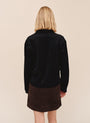Bella DahlSeamed Pocket Shacket - BlackCoats & Jackets