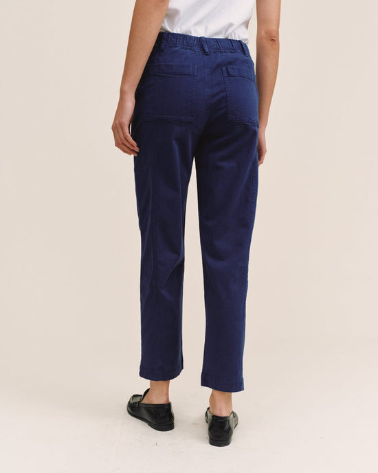 Bella Dahl Seamed Soft Barrel With Elastic Back - Cobalt Bay View 2