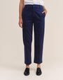 Bella DahlSeamed Soft Barrel With Elastic Back - Cobalt BayPants
