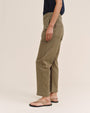 Bella DahlSeamed Soft Barrel With Elastic Back - Cypress GreenPants
