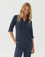 Bella DahlShirt Tail Button Down - Endless SeaTops