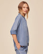 Bella DahlShirt Tail Button Down - Indigo Harbor WashTops