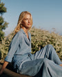 Bella DahlShirt Tail Button Down - Indigo Harbor WashTops