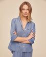 Bella DahlShirt Tail Button Down - Indigo Harbor WashTops