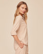 Bella DahlShirt Tail Button Down - Linen SandTops