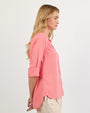 Bella DahlShirt Tail Button Down - Wild CoralTops