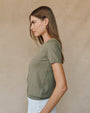 Bella DahlShort Sleeve Crew Neck Knit Top - FernwoodTops
