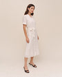 Bella DahlShort Sleeve Midi Shirt Dress - IvoryDresses