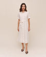 Bella DahlShort Sleeve Midi Shirt Dress - IvoryDresses