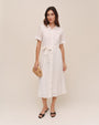 Bella DahlShort Sleeve Midi Shirt Dress - IvoryDresses