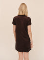 Bella DahlShort Sleeve Pullover A-Line Dress - Dark RoastDresses