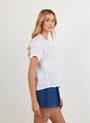 Bella DahlShort Sleeve Raglan Shirt - WhiteTops