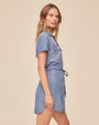 Bella DahlShort Sleeve Seamed Shirt Dress - Indigo Harbor WashDresses