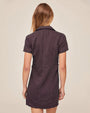 Bella DahlShort Sleeve Zip Front Dress - Plum HazeDresses