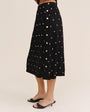 Bella DahlSide Button Skirt - Cabana DotSkirts