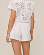 Bella DahlSide Inset Lace Short - WhiteShorts