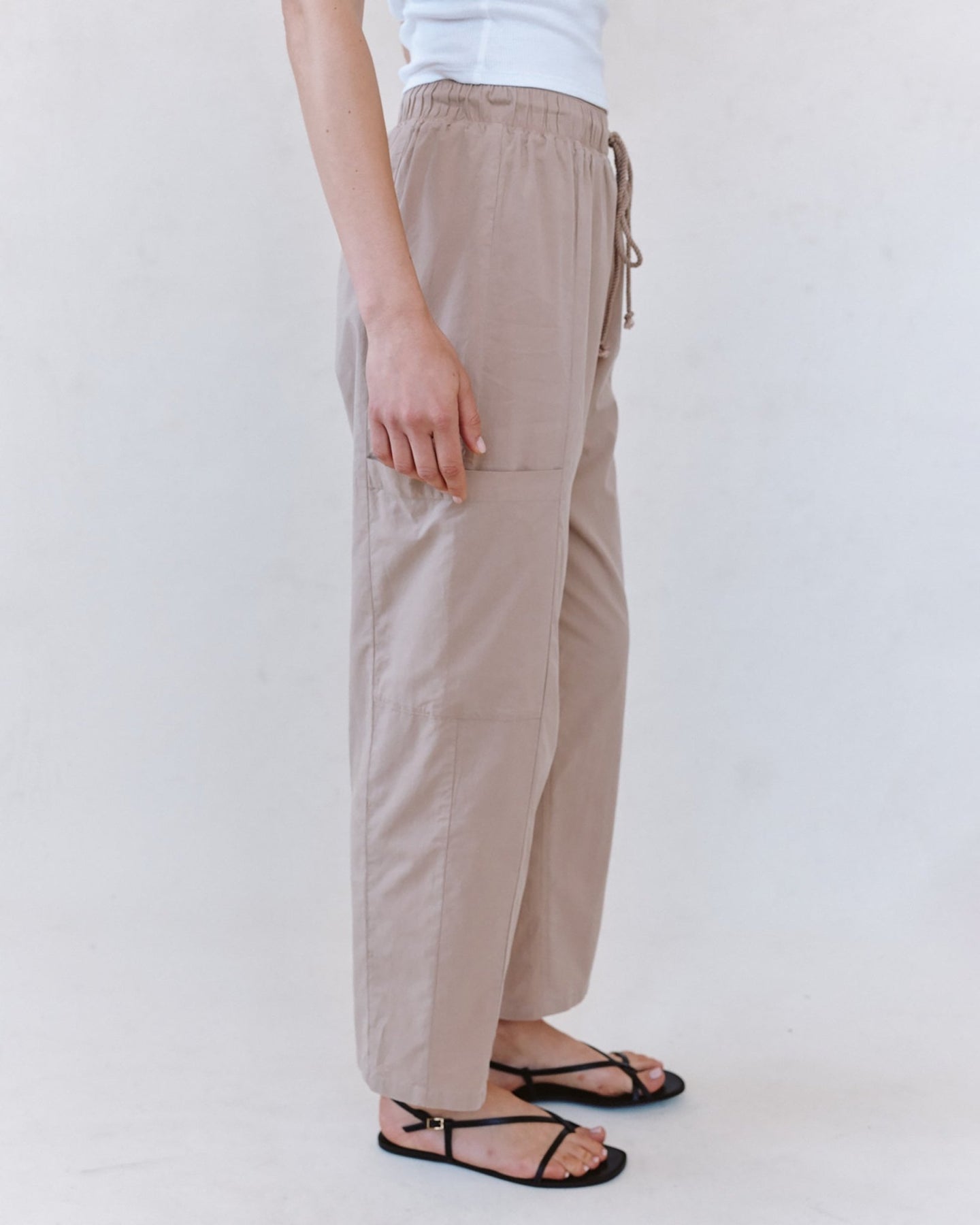 Bella DahlSide Pocket Seamed Pant - Soft DunePants