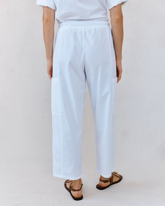 Bella Dahl Side Pocket Seamed Pant - White View 2