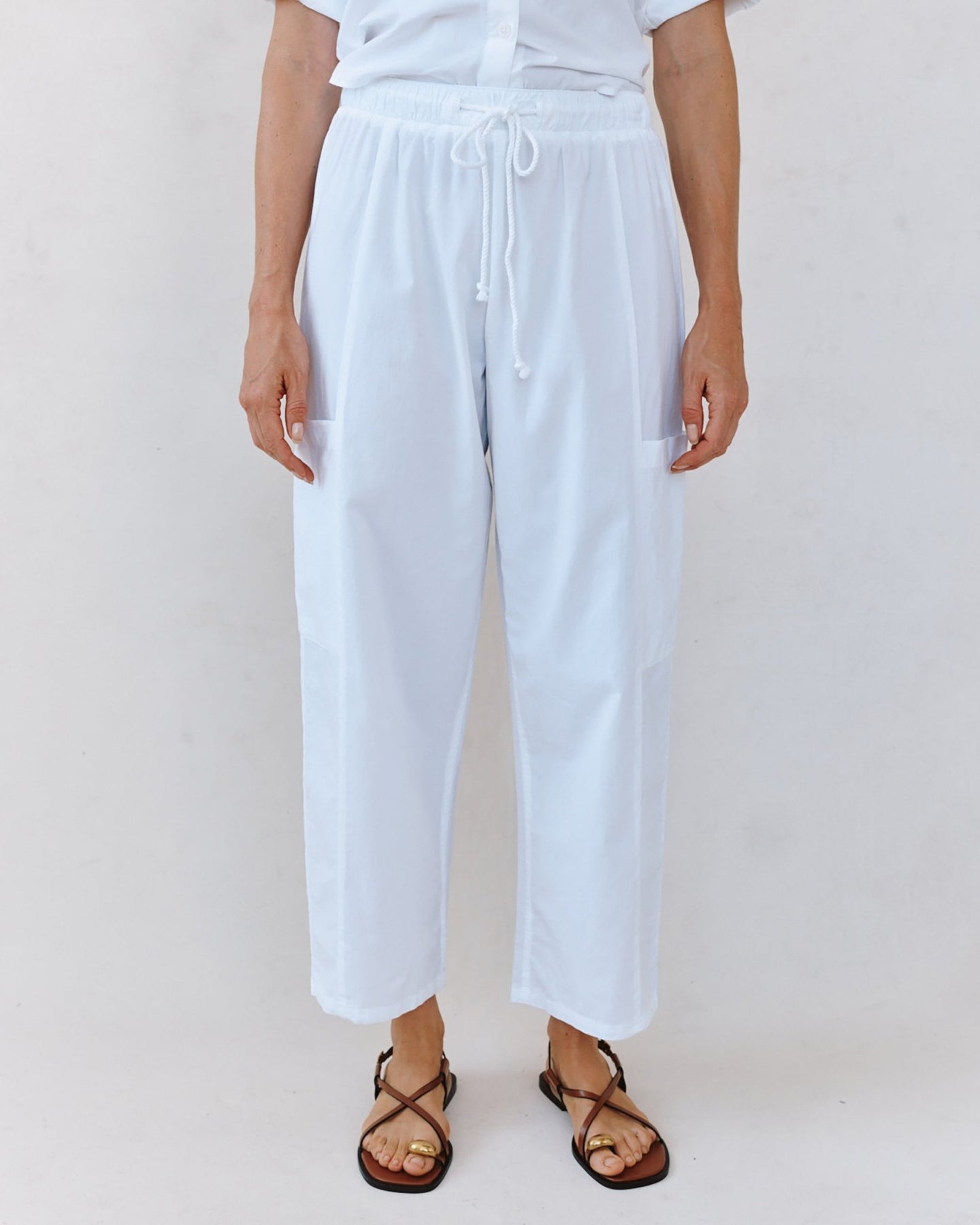 Bella DahlSide Pocket Seamed Pant - WhitePants
