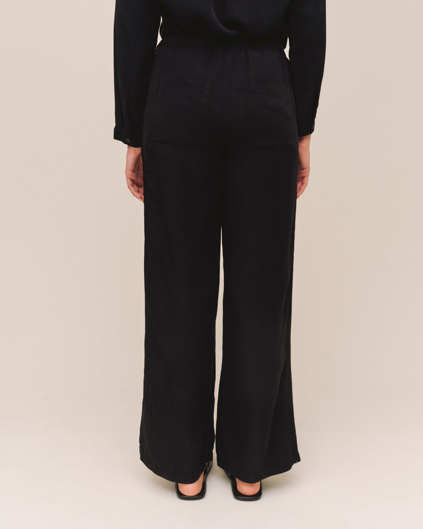 Bella DahlSide Seam Trim Pant - BlackPants