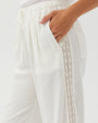 Bella DahlSide Seam Trim Pant - IvoryPants