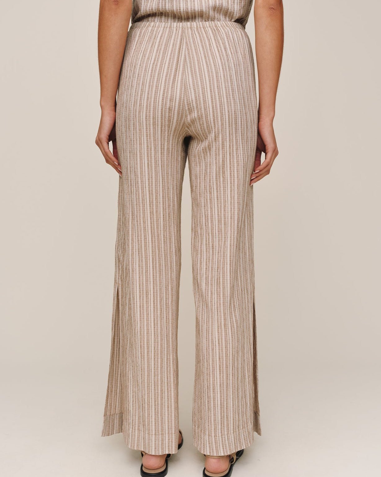 Bella DahlSide Slit Beach Pant - DriftwoodPants