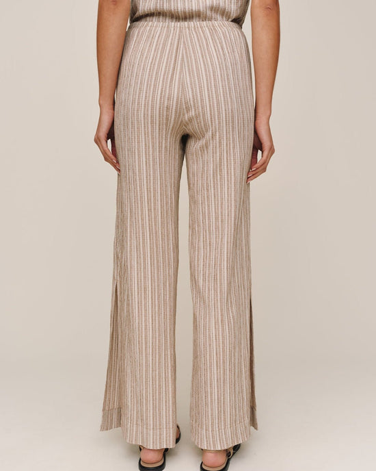 Bella Dahl Side Slit Beach Pant - Driftwood View 2