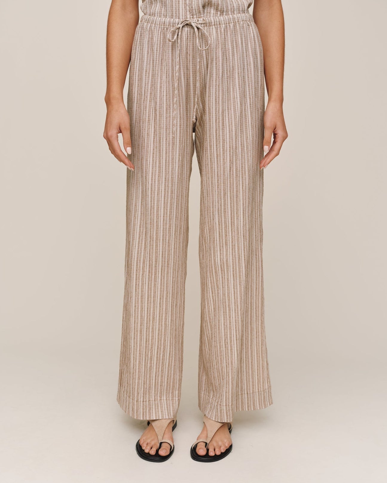 Bella DahlSide Slit Beach Pant - DriftwoodPants
