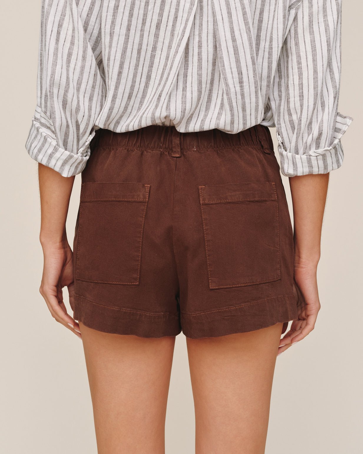 Bella DahlSide Slit Tennis Short - Sienna BrownShorts