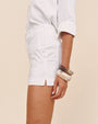 Bella DahlSide Slit Tennis Short - WhiteShorts