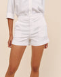 Bella DahlSide Slit Tennis Short - WhiteShorts
