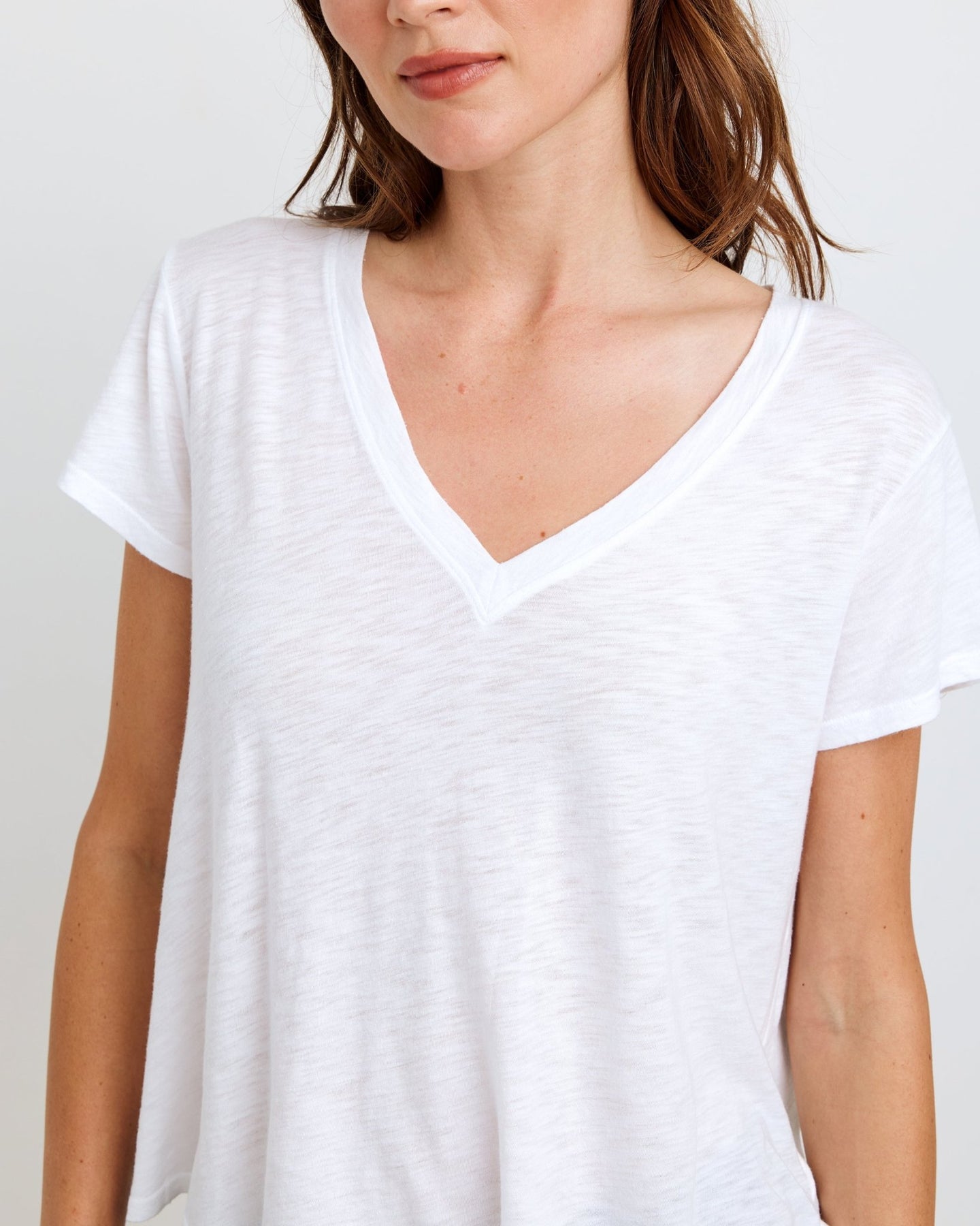 Side Slit V-Neck Tee Side Slit V-Neck Tee