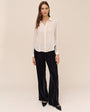 Bella DahlSleek Velvet Clean Wide Leg - BlackPants