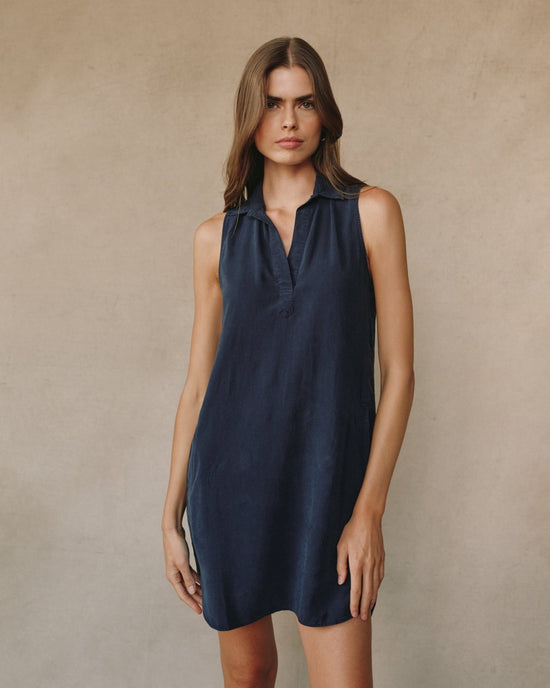 Bella Dahl Sleeveless A Line Dress  - Endless Sea View 2
