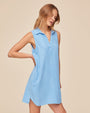Bella DahlSleeveless A Line Dress - Tidal BlueDresses