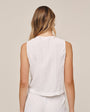 Bella DahlSleeveless Button Front Top - WhiteTops