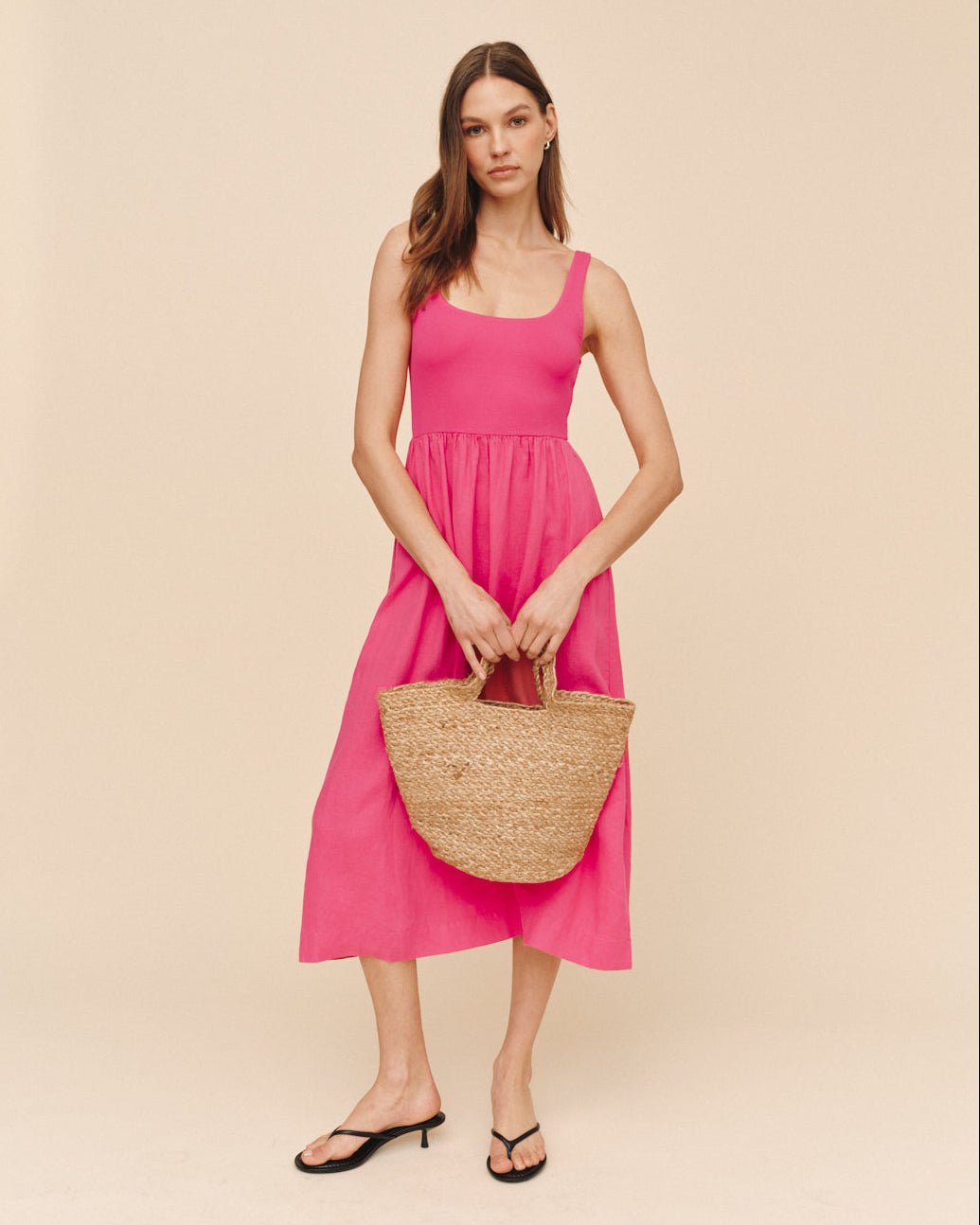 bella dahl sleeveless knit combo dress Bella Dahl Sleeveless Knit Combo Dress