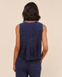 Bella DahlSleeveless Pintuck Top - Nautical NightTops