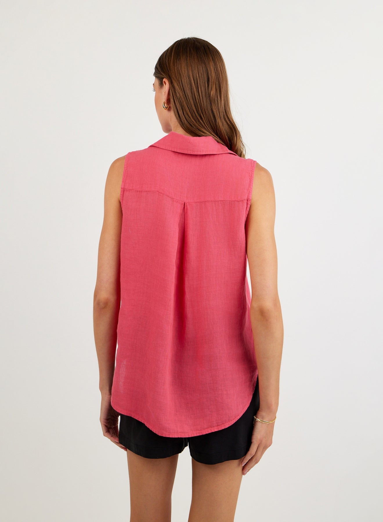 Bella DahlSleeveless Pullover - Spiced HibiscusTops