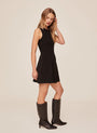 Bella DahlSleeveless Seamed Fit and Flare Dress - BlackDresses
