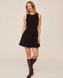 Bella DahlSleeveless Seamed Fit and Flare Dress - BlackDresses